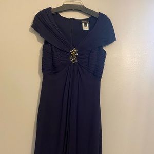 Holiday Tadashi Shoji Deep Plum Dress
